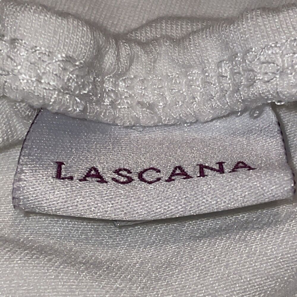 Lascana Womens Dress Sz 12 White Top Mini Tank Dress Sleeveless - Picture 6 of 11